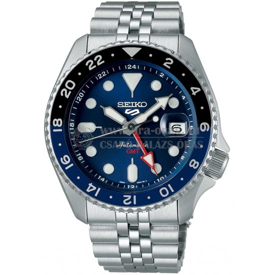 SEIKO SSK003K1 5 SPORTS GMT Sports Style automata férfi karóra
