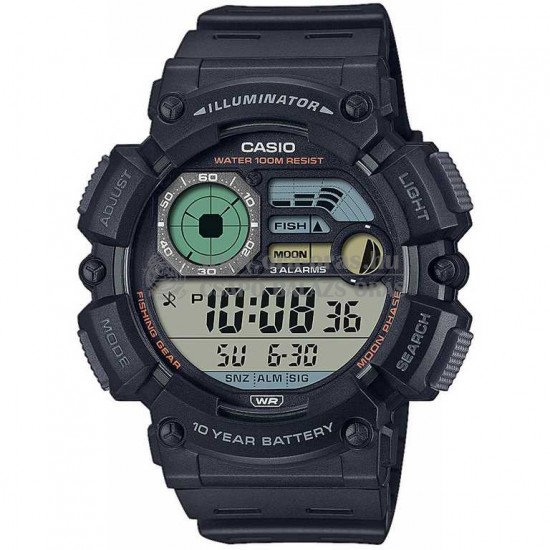 CASIO WS-1500H-1AVEF Collection Digital új horgász üzemmódos férfi karóra