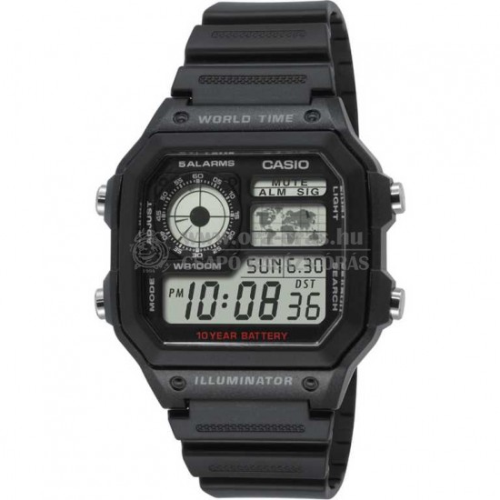 CASIO AE-1200WH-1AVEF COLLECTION DIGITAL férfi karóra CASIO AE-1200WH-1AVEF COLLECTION DIGITAL férfi karóra