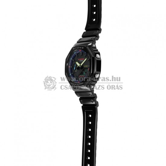 CASIO GA-2100RGB-1AER G-SHOCK Classic Virtual Rainbow elemes férfi karóra