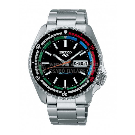 SEIKO SRPK13K1 Seiko 5 Sports Style The New Regatta Timer Seiko 5 Sports Retro Colour Collection automata férfi karóra