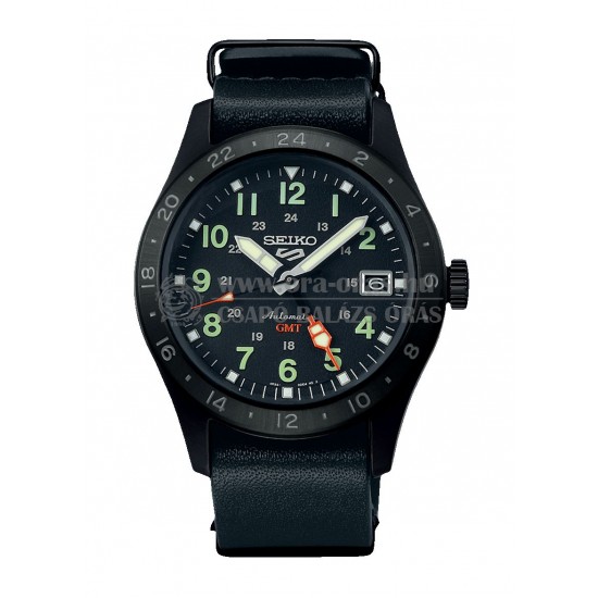 SEIKO SSK025K1 5 Sports Field Deception Mechanical GMT automata férfi karóra