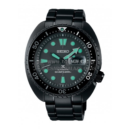 SEIKO SRPK43K1 Prospex TURTLE Black Series Night Vision Turtle Diver automata férfi karóra SEIKO SRPK43K1 Prospex TURTLE Black Series Night Vision Turtle Diver automata férfi karóra