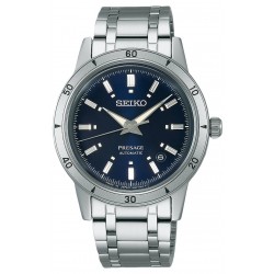 SEIKO SRPL07J1 PRESAGE STYLE 60'S Elegant Yet Rugged in navy automata férfi karóra