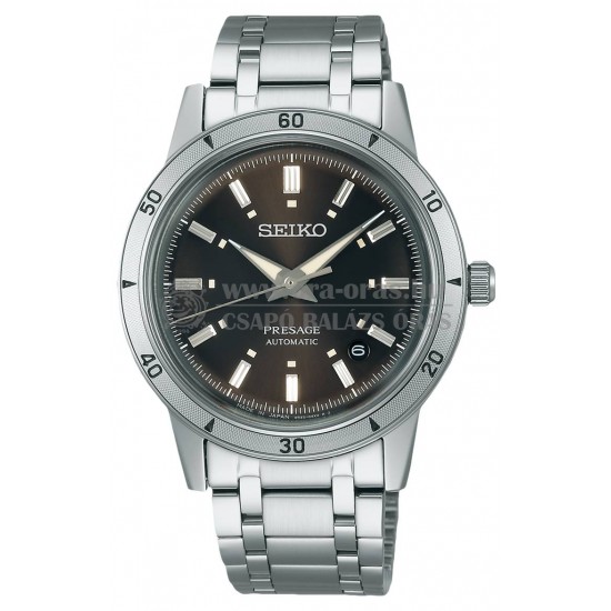 SEIKO SRPL09J1 PRESAGE STYLE 60'S Elegant Yet Rugged in brown automata férfi karóra SEIKO SRPL09J1 PRESAGE STYLE 60'S Elegant Yet Rugged in brown automata férfi karóra