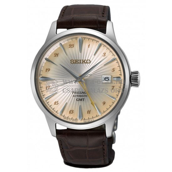 SEIKO SSK041J1 Presage Cocktail Rusty Nail Cocktail Time GMT automata férfi karóra