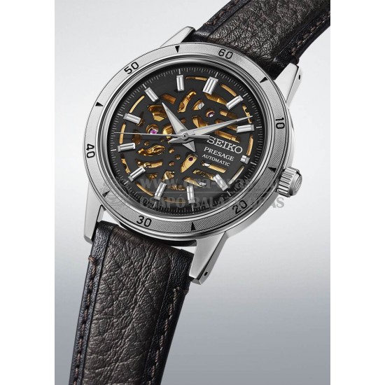 SEIKO SSA461J1 PRESAGE STYLE 60'S Elegant Yet Rugged Biker Style automata férfi karóra SEIKO SSA461J1 PRESAGE STYLE 60'S Elegant Yet Rugged Biker Style automata férfi karóra
