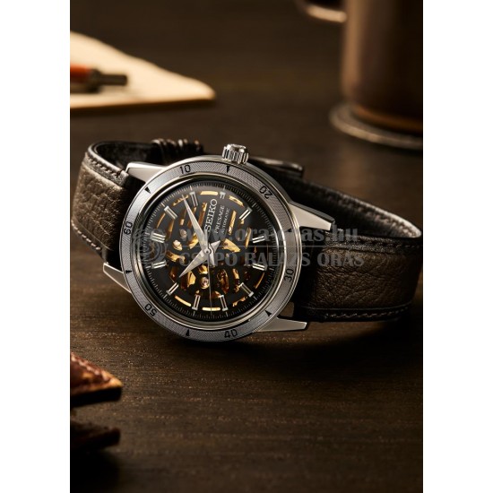 SEIKO SSA461J1 PRESAGE STYLE 60'S Elegant Yet Rugged Biker Style automata férfi karóra SEIKO SSA461J1 PRESAGE STYLE 60'S Elegant Yet Rugged Biker Style automata férfi karóra