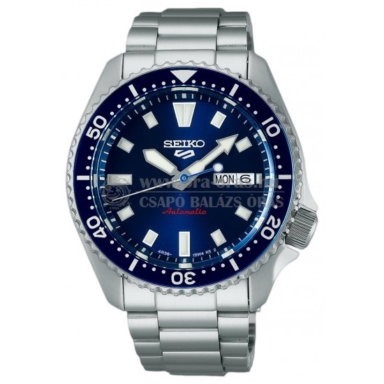 SEIKO SRPL83K1 5 Sports SKX Redux in Koniro Blue automata férfi karóra