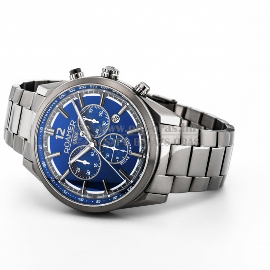 ROAMER 973981 44 45 20 Helios Power Solar svájci férfi karóra
