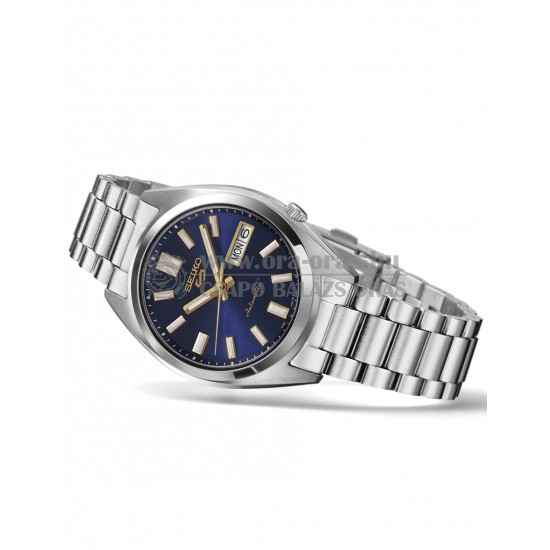 SEIKO SRPL55K1 5 Sports SNXS Vintage Gold Collection In Blazer Blue automata férfi karóra