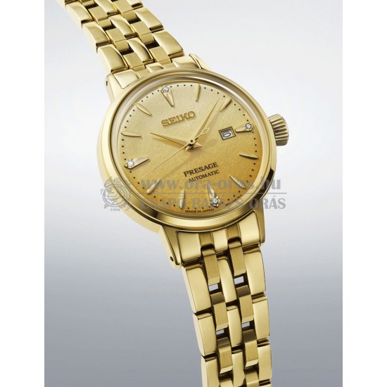 SEIKO SRE018J1 Presage Cocktail Eggnog Diamond Set Cocktail Time automata női karóra SEIKO SRE018J1 Presage Cocktail Eggnog Diamond Set Cocktail Time automata női karóra