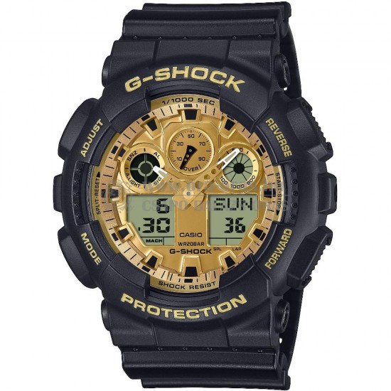 CASIO GA-100GGB-1A9ER G-SHOCK Classic elemes férfi karóra