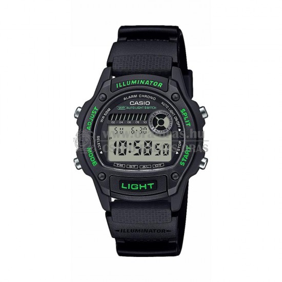 CASIO W-220H-1A3VEF COLLECTION DIGITAL elemes unisex női, férfi karóra
