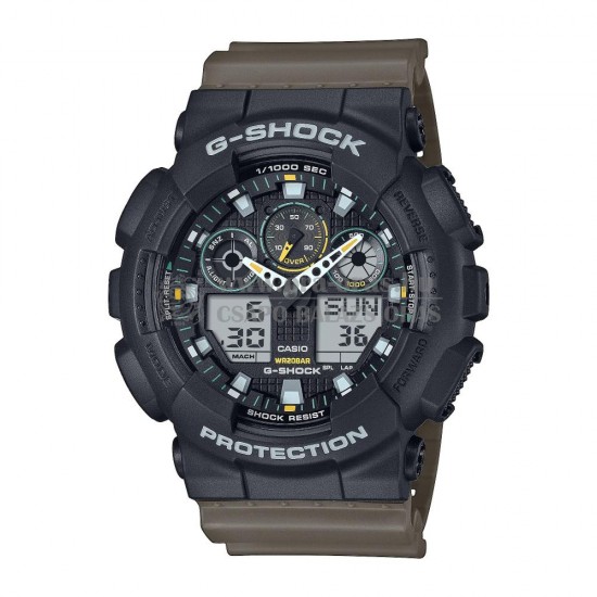 CASIO GA-100TU-1A3ER G-SHOCK Classic elemes férfi karóra