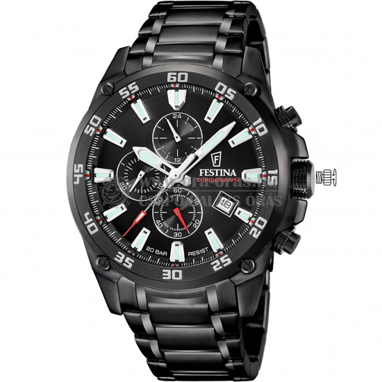 FESTINA F20735/3 Timeless Chronograph elemes férfi karóra