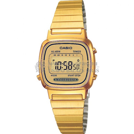 CASIO LA670WEGA-9EF VINTAGE MINI elemes női karóra