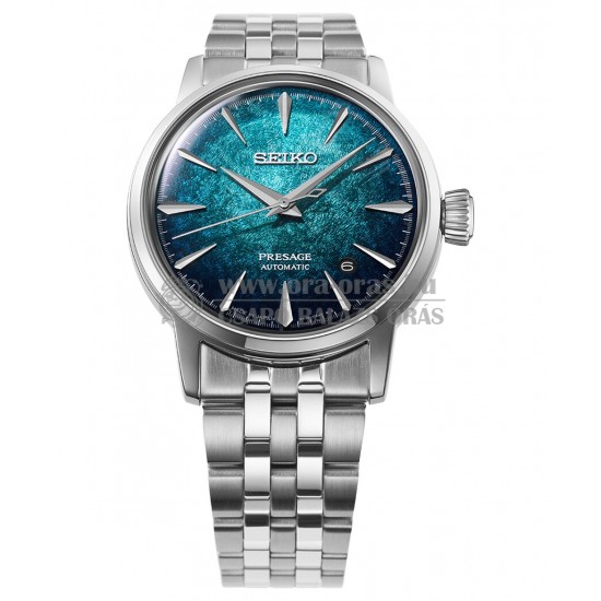 SEIKO HCB001J1 Presage Cocktail Cocktail Time Emerald Mist automata férfi karóra SEIKO HCB001J1 Presage Cocktail Cocktail Time Emerald Mist automata férfi karóra