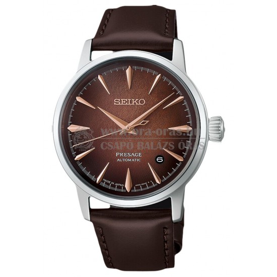 SEIKO HCB003J1 Presage Cocktail Cocktail Time Whisky Mist automata férfi karóra