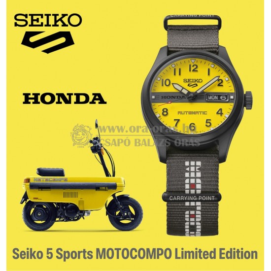 SEIKO HDB010K1 5 SPORTS COLLAB HONDA SUPER CUB LIMITED EDITION automata férfi karóra SEIKO HDB010K1 5 SPORTS COLLAB HONDA SUPER CUB LIMITED EDITION automata férfi karóra