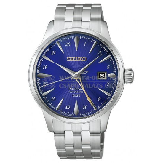 SEIKO HCB006J1 Presage Cocktail Style 60s GMT 145th Anniversary LIMITED EDITION automata férfi karóra
